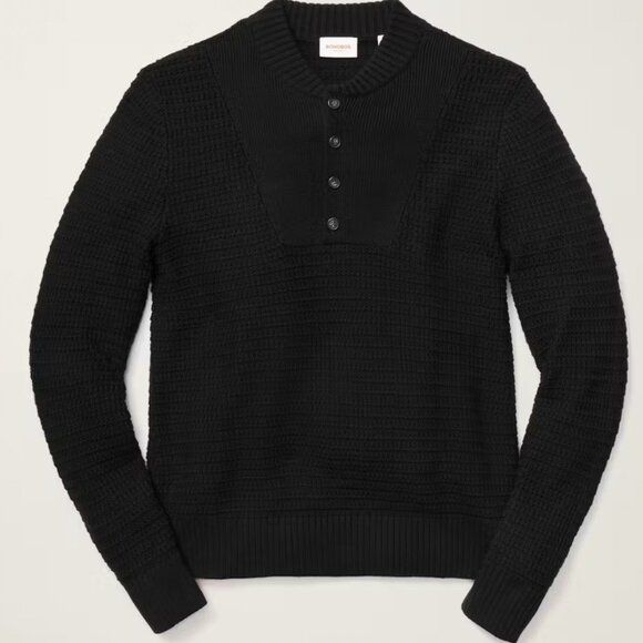 Bonobos Charcoal Button-Up Sweater - Picture 1 of 2